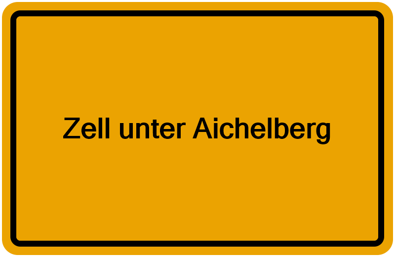 Handelsregisterauszug Zell unter Aichelberg